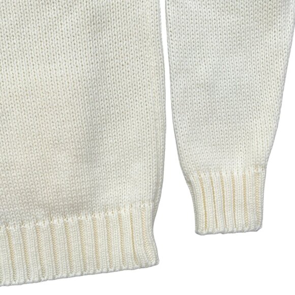 Vintage Cable Knit Fisherman Cardigan Academia Kurt Cobain Old Money Grandpa-XL - Picture 10 of 15